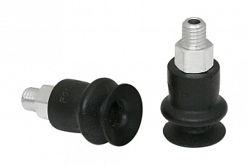 FSGA 14 NBR-55 M5-AG 10.01.06.00379 SCHMALZ - Присоска вакуумная круглая сильфон 1.5 гофра, 14 мм, NBR, M5