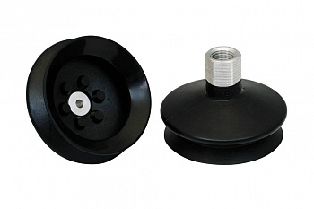 FSGA 63 NBR-55 G1/4-IG 10.01.06.00691 SCHMALZ - Присоска вакуумная сильфон 1.5 гофра, 63 мм, NBR, G1/4