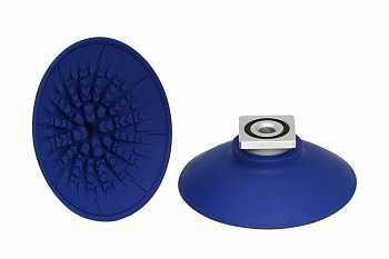 SAF 100 NBR-60 RA 10.01.01.10805 SCHMALZ - Присоска вакуумная круглая плоская, 100 мм, резина NBR