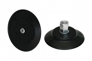 PFYN 80 NBR-55 G1/4-IG 10.01.01.00093 SCHMALZ - Присоска вакуумная круглая плоская, 80 мм, резина NBR, G1/4