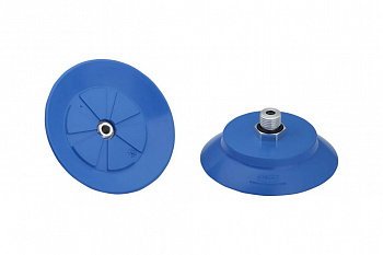 SUF 80 HT1-60 G1/4-AG 10.01.01.14079 SCHMALZ - Присоска вакуумная круглая плоская, 80 мм, высокотемп., G1/4