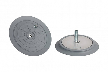 SPU 250 NBR-55 G1/2-IG TV 10.01.01.01209 SCHMALZ - Присоска вакуумная круглая плоская, 250 мм, NBR, G1/2