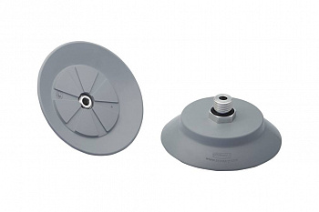 SUF 70 NBR-55 G1/4-AG 10.01.01.14058 SCHMALZ - Присоска вакуумная круглая плоская, 70 мм, резина NBR, G1/4