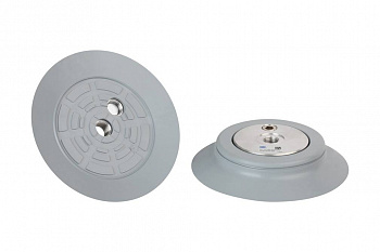 SPU 125 NBR-55 G1/4-IG 10.01.01.01102 SCHMALZ - Присоска вакуумная круглая плоская, 125 мм, резина NBR, G1/4
