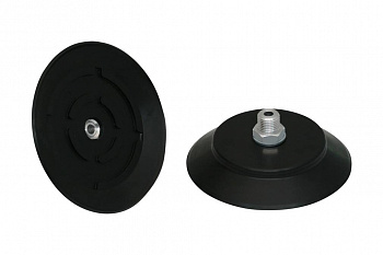 PFYN 95 NBR-55 G1/4-AG 10.01.01.00150 SCHMALZ - Присоска вакуумная круглая плоская, 95 мм, резина NBR, G1/4