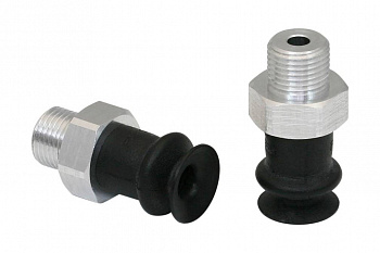 FSGA 14 NBR-55 G1/8-AG 10.01.06.00381 SCHMALZ - Присоска вакуумная сильфон 1.5 гофра, 14 мм, NBR, G1/8